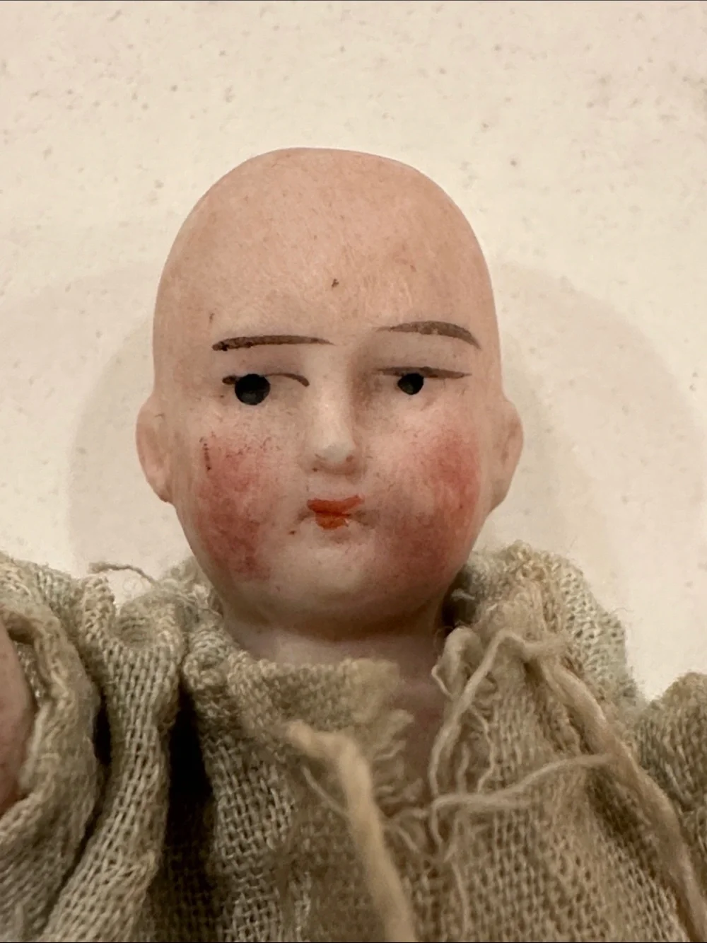 Antique Gebrüder Heubach 6095 German Character Bisque Baby Doll